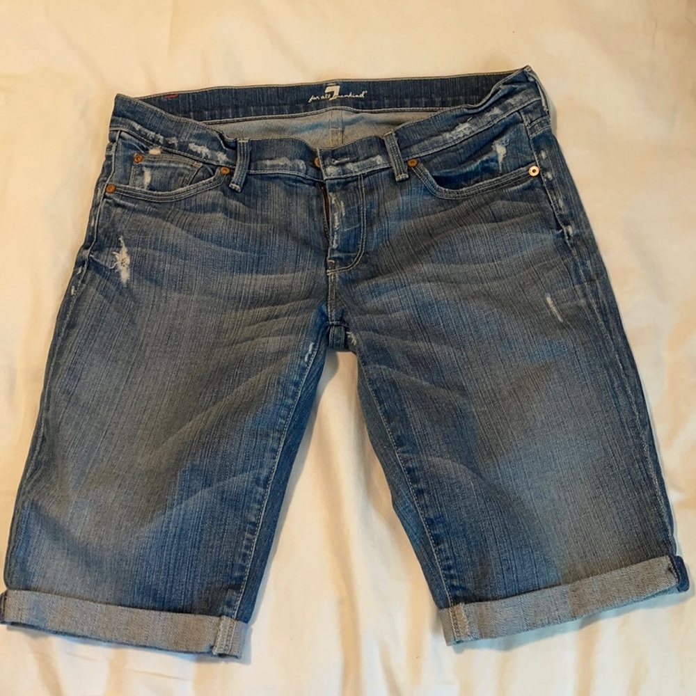7 for all mankind Jean shorts
